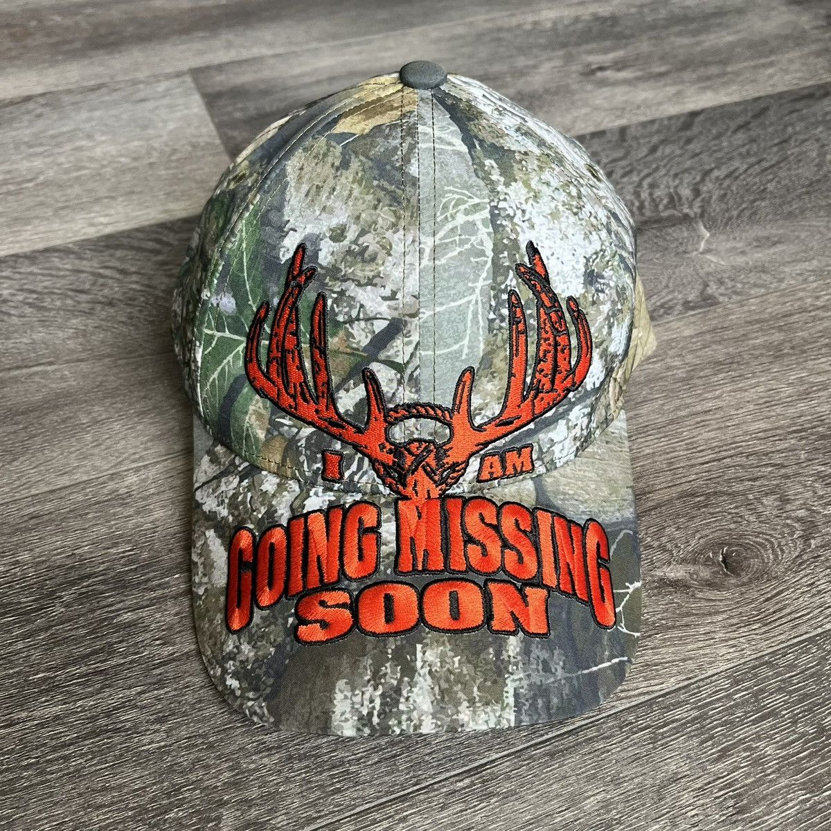 Haunted Starbucks Haunted Starbucks Missing Person Camo Hat I Am Going Soon Size ONE SIZE - 1 Thumbnail