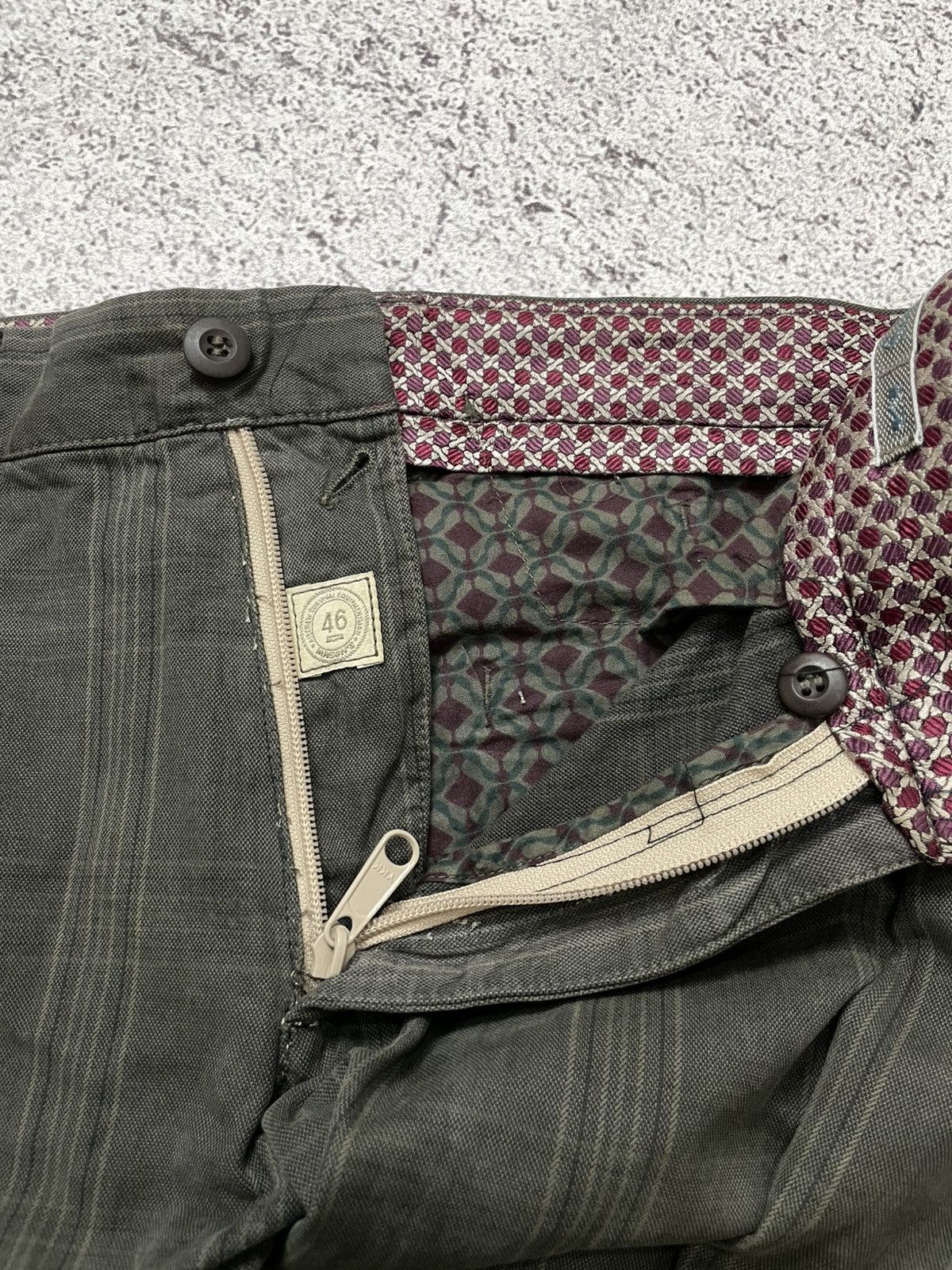 Mason's 🔥🔥🔥ARCHIVE MASONS BUCKLE BACKS LIMITED EDITION PANTS Size US 31 - 10 Thumbnail