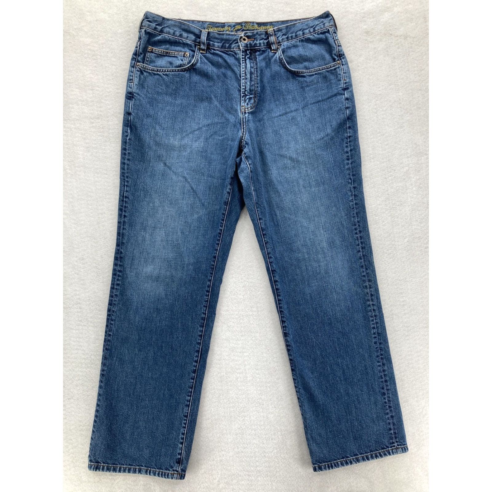 Tommy Bahama Tommy Bahama Jeans Mens 38x32 Blue Classic Fit Medium Wash Five Pocket Denim Shirt? Size US 38 / EU 54 - 2 Thumbnail