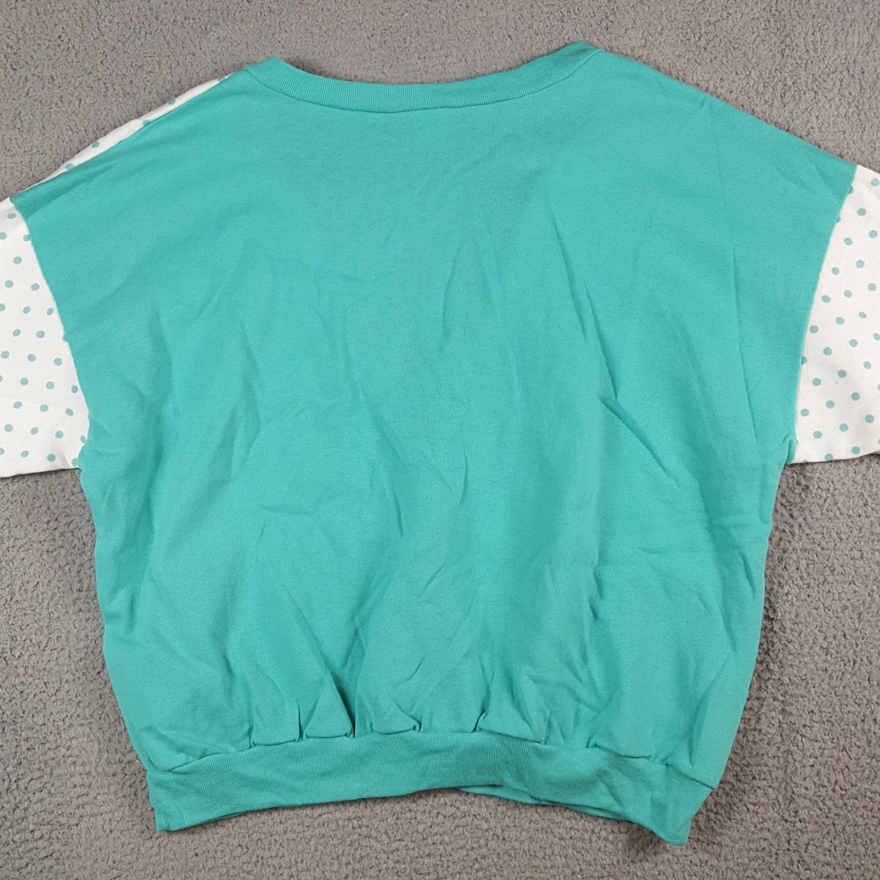 Vintage VINTAGE Booth Bay Sweatshirt Pullover Jumper 90s Blue Polka Dot V Neck Women's XL Pullover Sweatshirt Women XS? Size XL / US 12-14 / IT 48-50 - 4 Thumbnail
