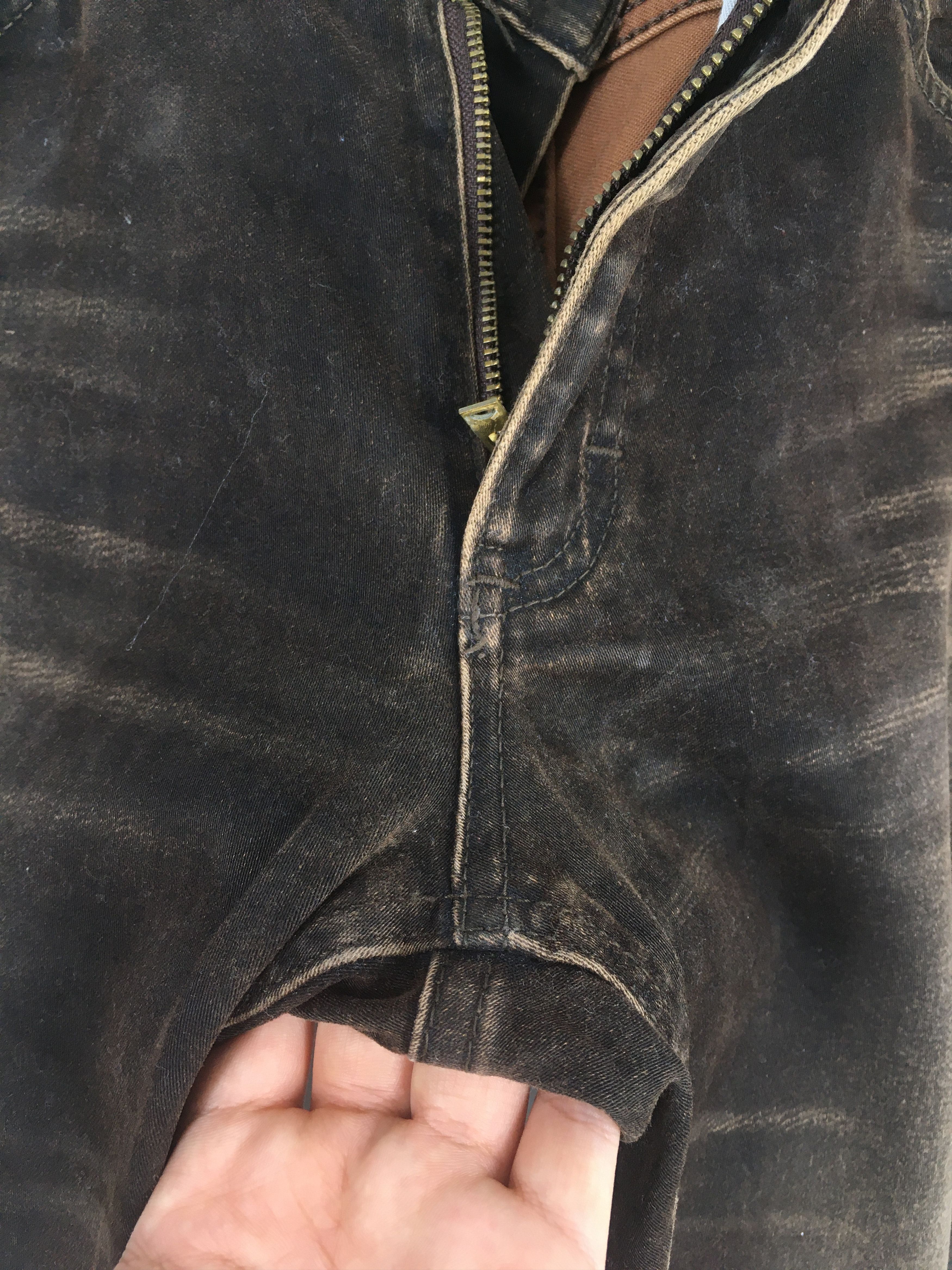 Lee Size 30x29 Vintage Lee Cowboy Wax Brown Flared Jeans S681 Size US 30 / EU 46 - 7 Thumbnail
