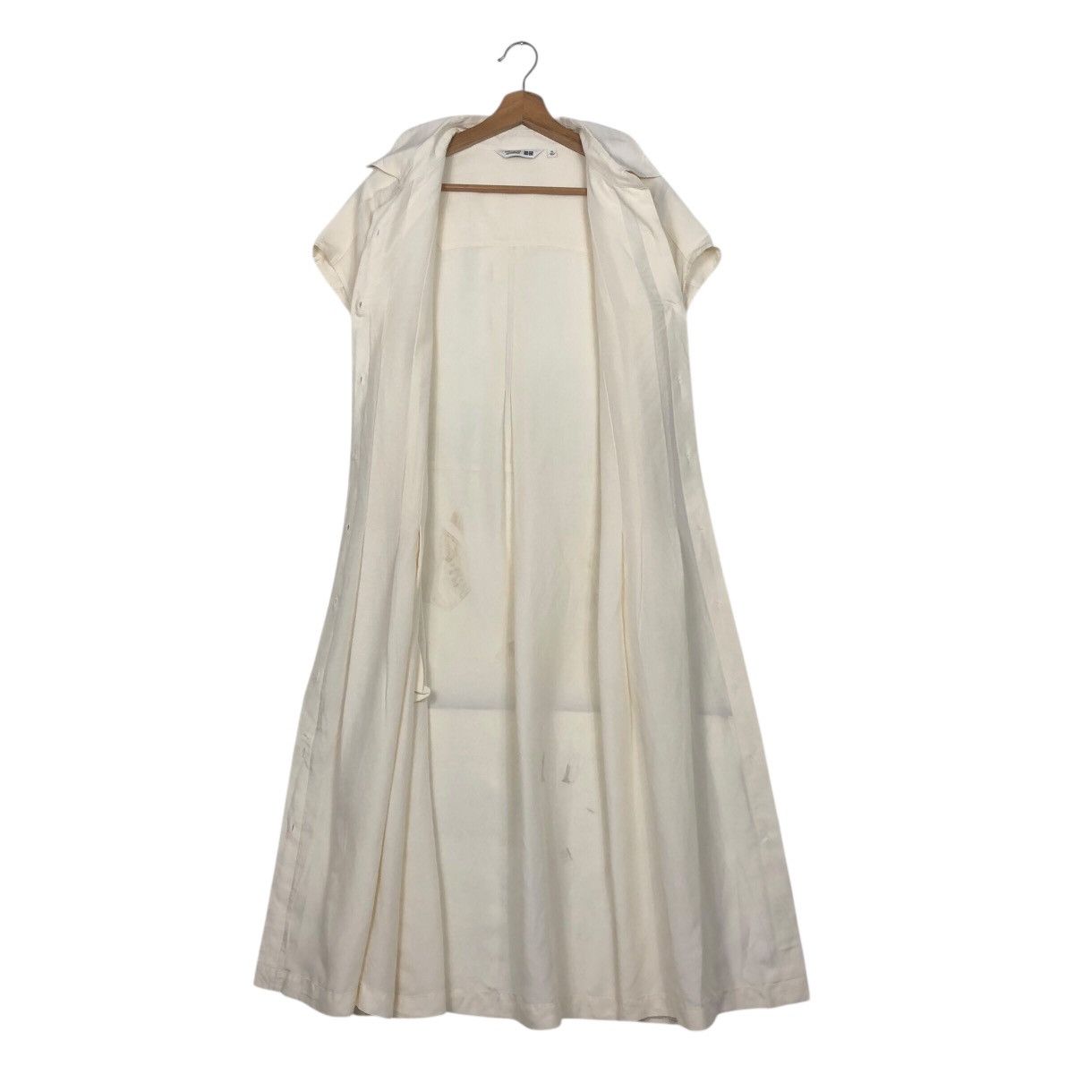 Japanese Brand UNIQLO × CDC Cream Structured Silhouette Shirt Dress – XL Size XL / US 12-14 / IT 48-50 - 15 Thumbnail