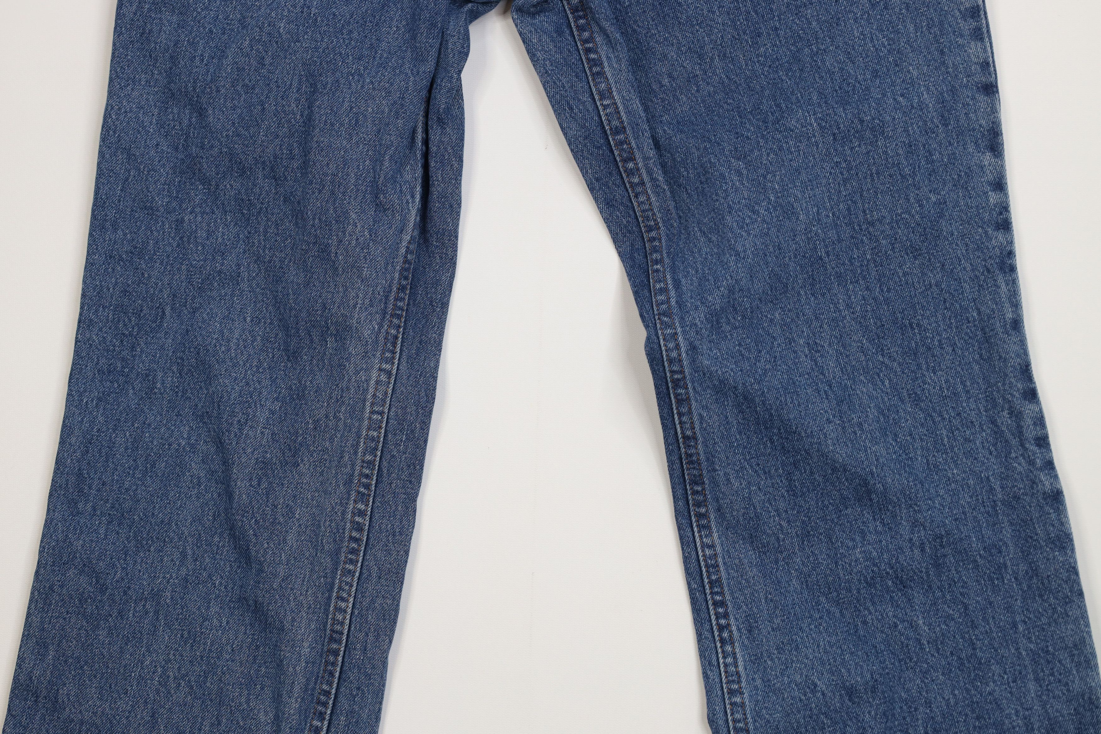 Harley Davidson Vintage Y2K Harley Davidson Flared Wide Leg Denim Jeans Blue Size 32" / US 10 / IT 46 - 3 Thumbnail