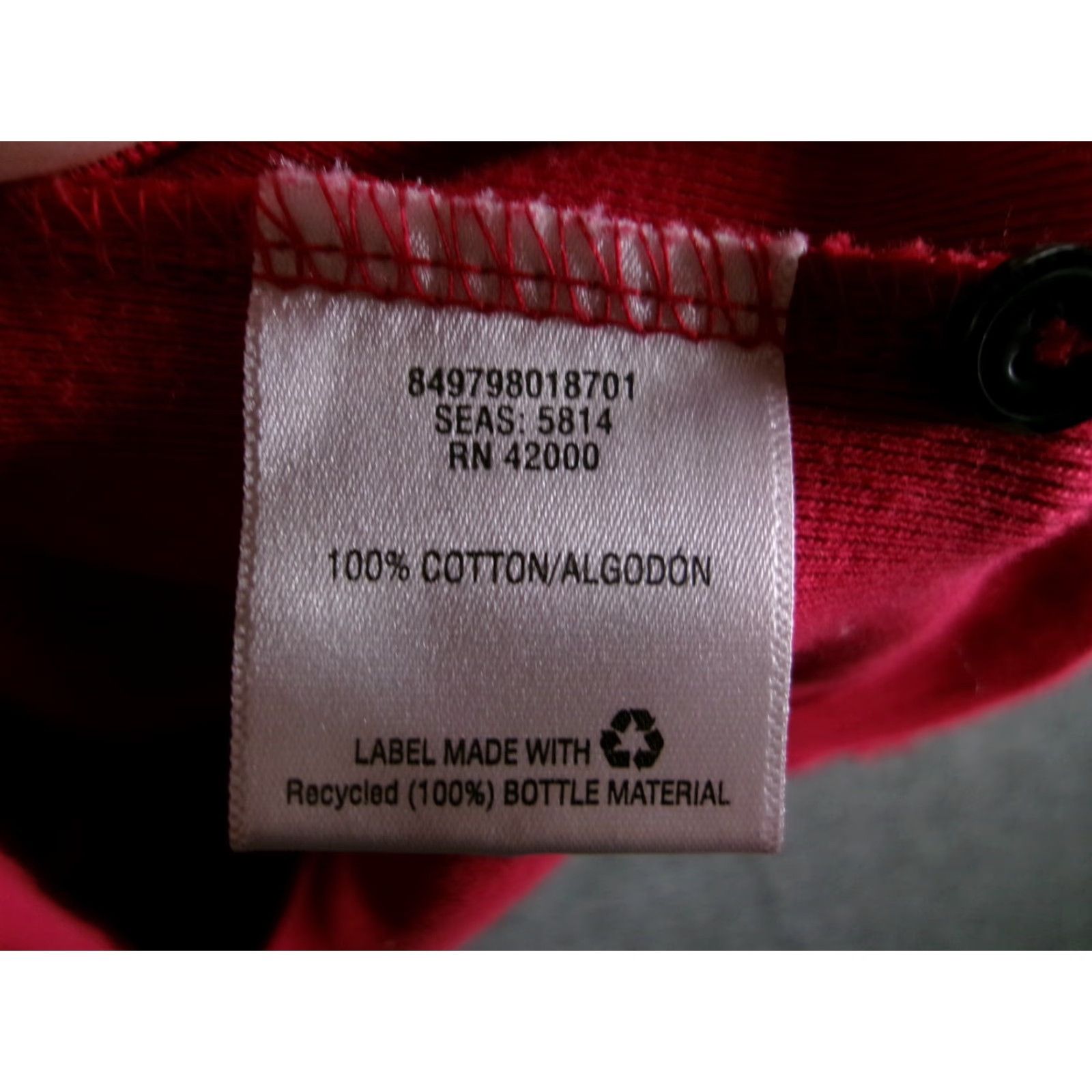 Basic Editions VINTAGE Basic Editions Shirt Men 2XL Red Henley Long Sleeve Classic Outdoor Casual Size US XXL / EU 58 / 5 - 7 Thumbnail