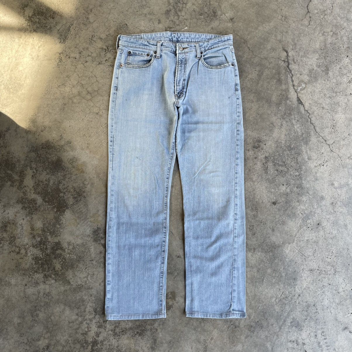 Vintage 🔥Vintage Bobson 93058930 Stoned Washed Distress Denim Jeans Size US 33 - 1 Thumbnail