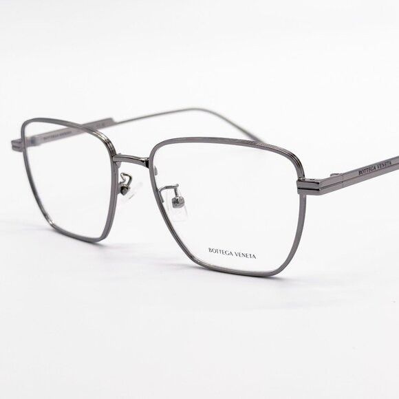 Bottega Veneta NEW BOTTEGA VENETA EYEGLASSES BV1015O 003 SILVER UNISEX EYEW Size ONE SIZE - 7 Thumbnail
