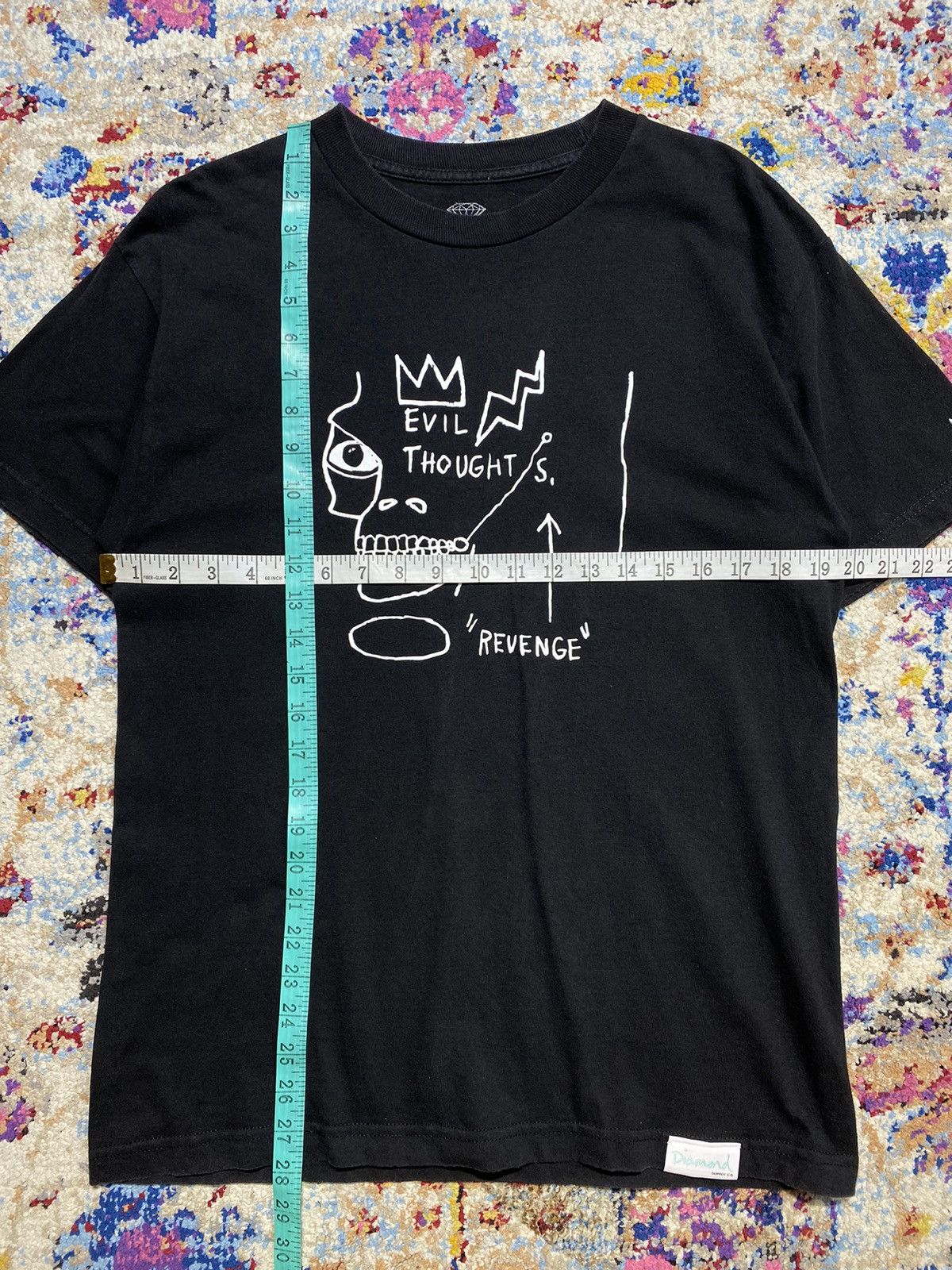 Diamond Supply Co. × Jean-Michel Basquiat Diamond Supply Co X Basquiat Evil Thoughts SS T Shirts Size US M / EU 48-50 / 2 - 7 Thumbnail