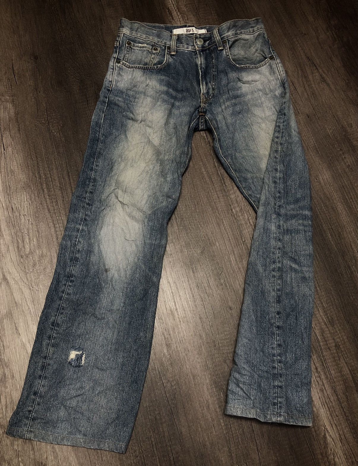 Edwin × Vintage Vintage Edwin XU-S Distressed Denim Size US 30 / EU 46 - 17 Thumbnail