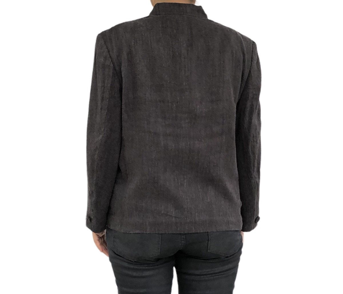 Comme des Garcons Comme des Garçons Trickot Silk Lined Blazer Jacket Size M / US 6-8 / IT 42-44 - 2 Thumbnail