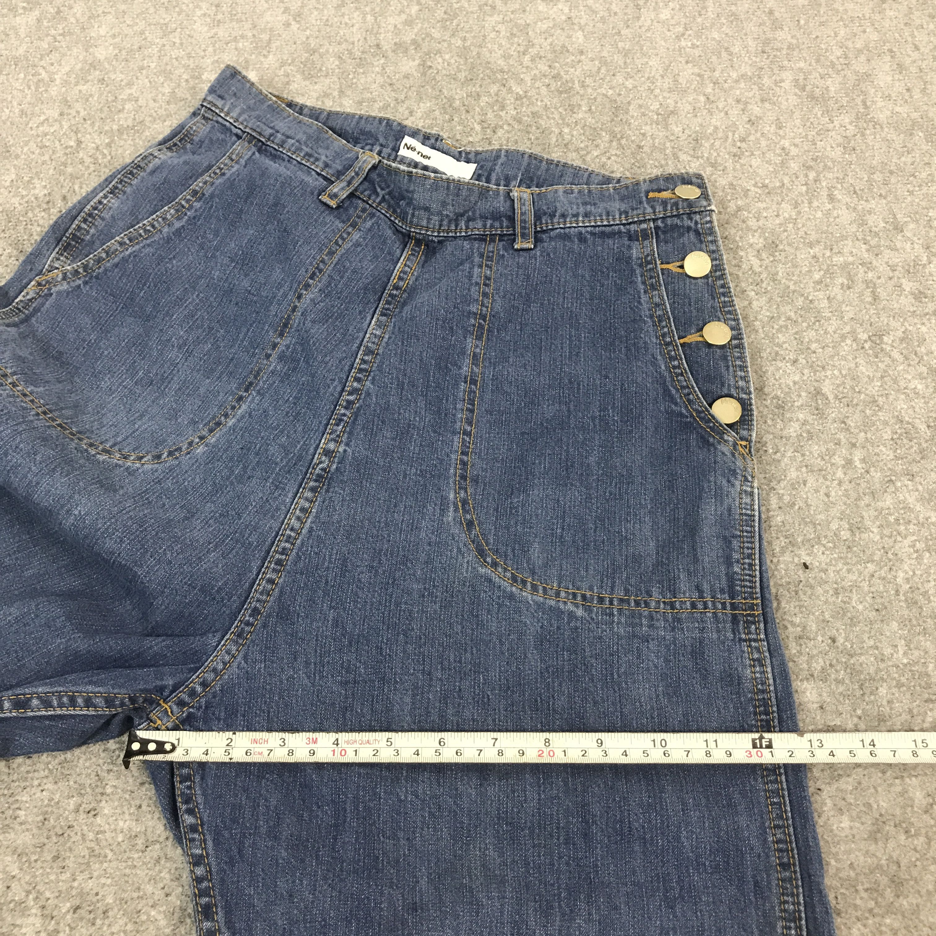 Ne-Net NE-NET BY ISSEY MIYAKE BAGGY JEANS DENIM Size US 28 / EU 44 - 10 Thumbnail
