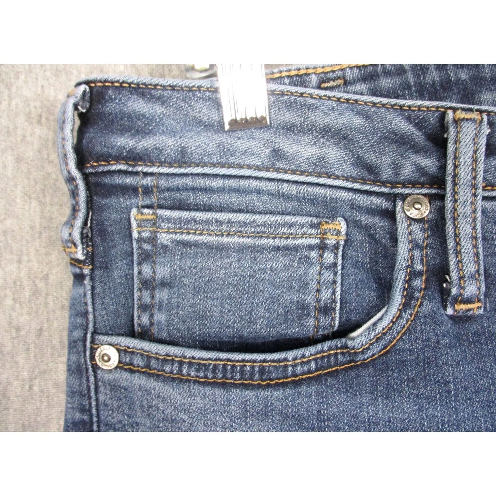 Silver Jeans Co. Silver Jeans Co High Note Flare Jeans Womens W32/L33 Blue Medium Wash Denim Flared Pockets Stretch 5-Pocket Zip Fly Button Womens Jeans Size 24" / US 00 / IT 34 - 4 Thumbnail