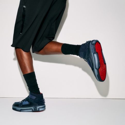 Christian Louboutin o1s1wg110225 Astroloubi Mid Flat in Marine Size US 10.5 / EU 43-44 - 5 Thumbnail