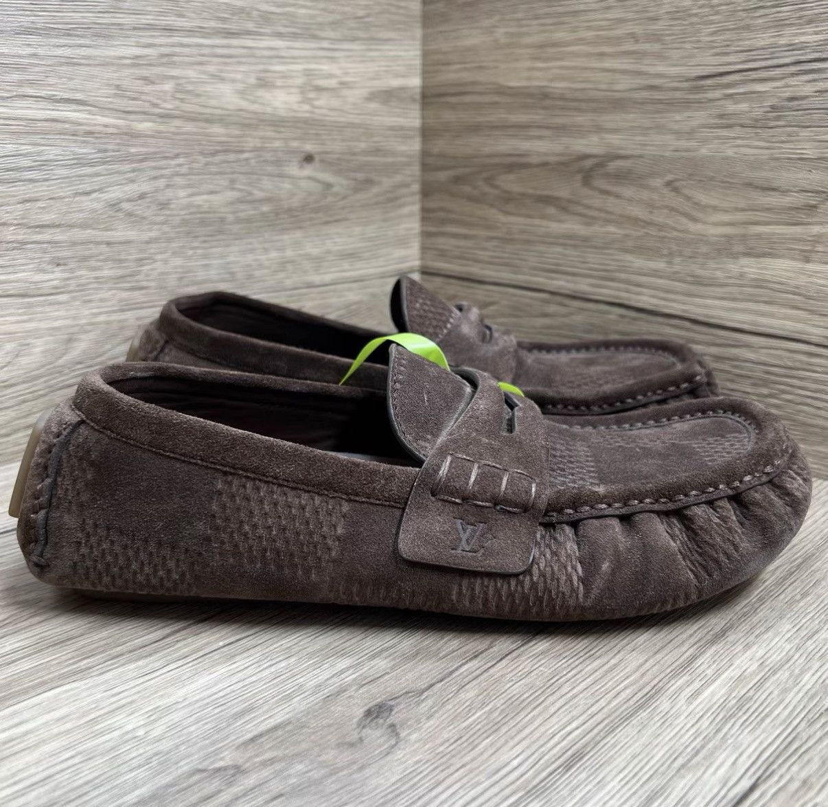 Louis Vuitton LV Louis Vuitton Footprint Brown Damier Bear Paw Loafers J41 Size US 8 / EU 41 - 3 Thumbnail