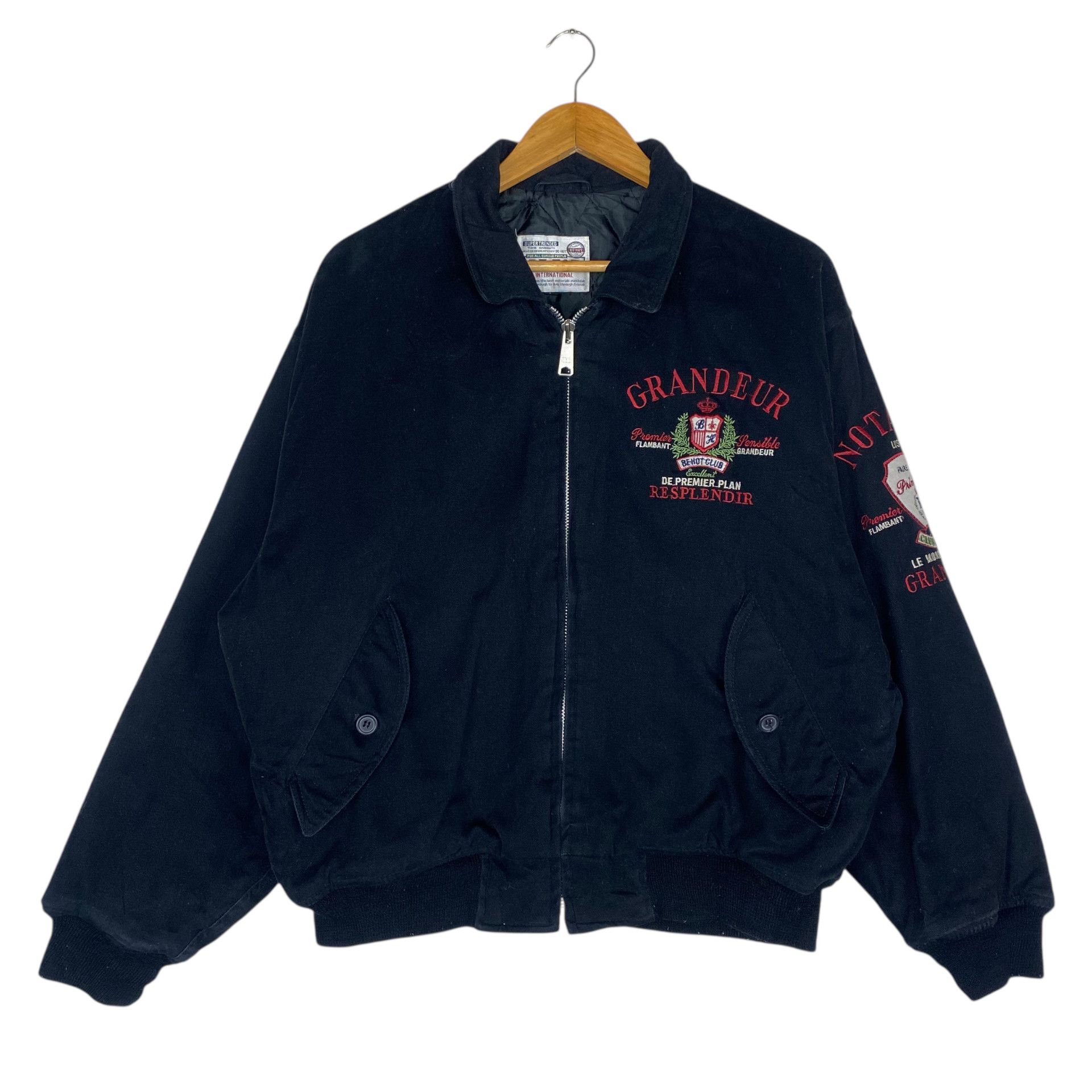 Japanese Brand 💥 JAPAN BB-HOT BAGGY BOMBER 90s JACKET Size US L / EU 52-54 / 3 - 3 Thumbnail
