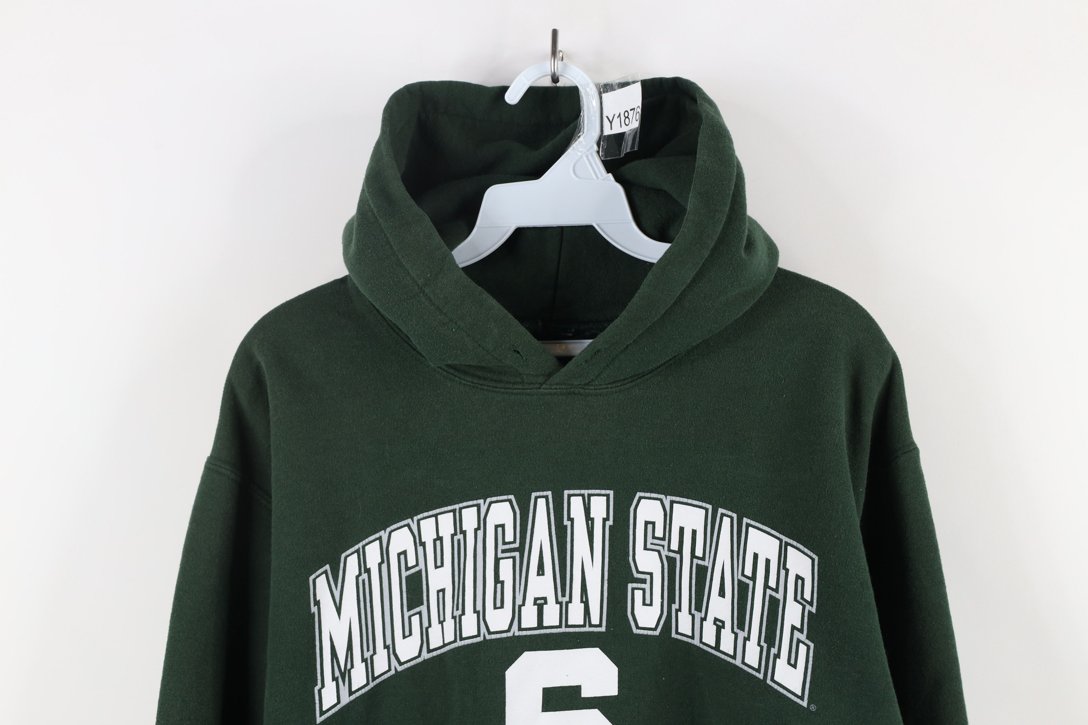 Vintage Vintage 90s Michigan State University Hoodie Sweatshirt Size US S / EU 44-46 / 1 - 2 Thumbnail