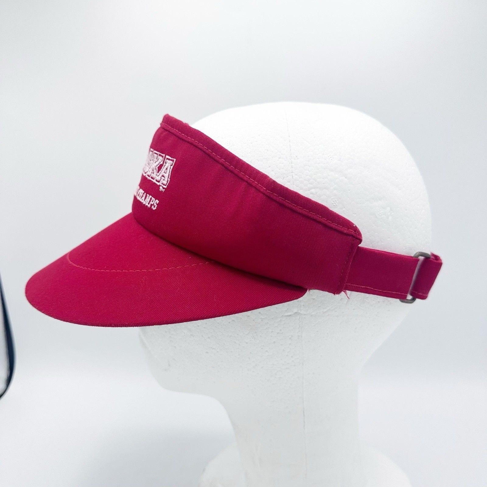 Other VTG Nebraska Huskers '94 Nat'l Football Champs Strap Visor Size ONE SIZE - 6 Thumbnail