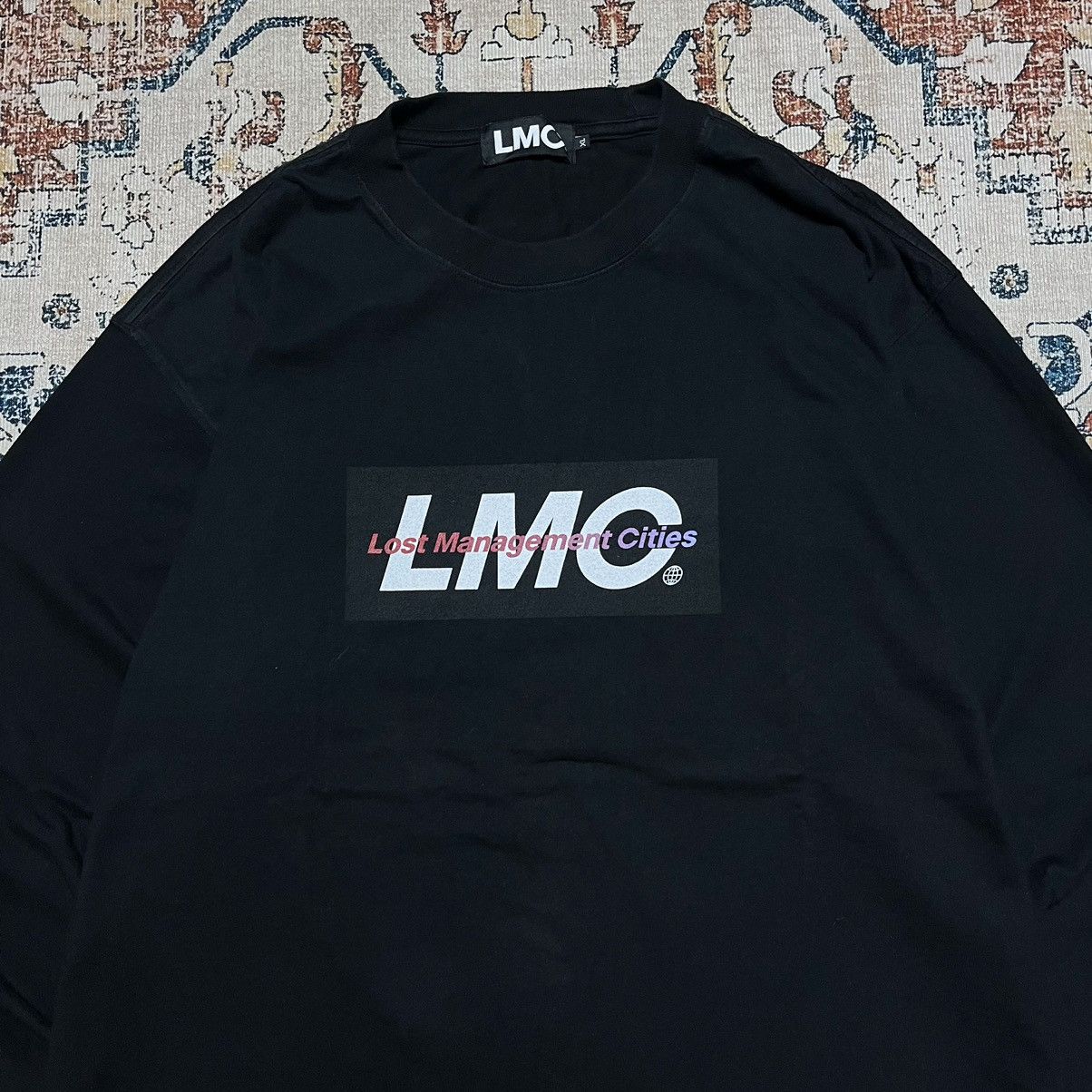 Japanese Brand Lost Management Cities Big Logo Streetwear Longsleeve Tee Size US XL / EU 56 / 4 - 4 Thumbnail