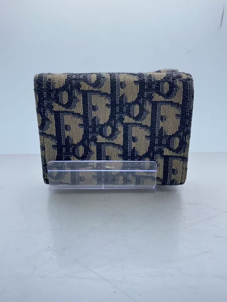 Dior Dior Monogram Tri-Fold Wallet Grey Size ONE SIZE - 2 Thumbnail