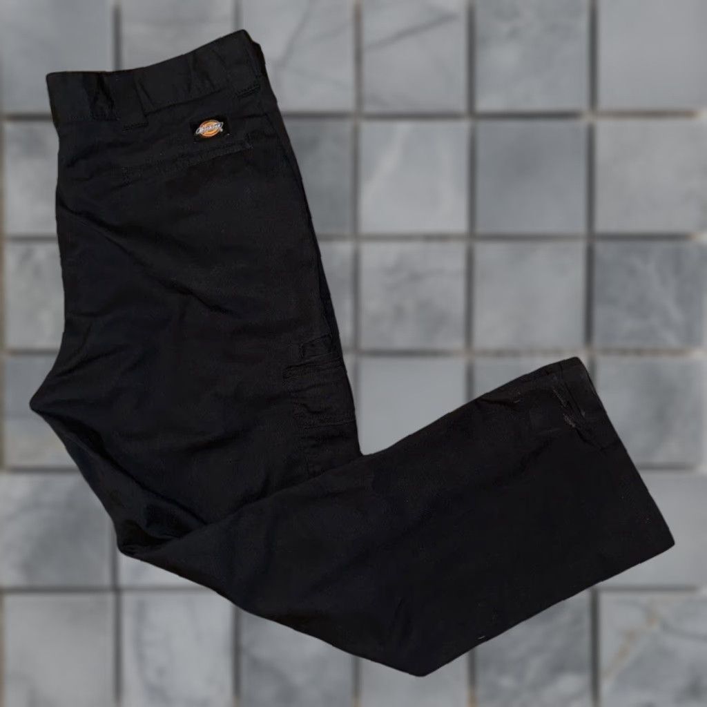 Dickies VINTAGE Dickies Pants Flex Chino Cargo Black 38x30 Regular Straight Workwear Mens Size US 38 / EU 54 - 1 Thumbnail