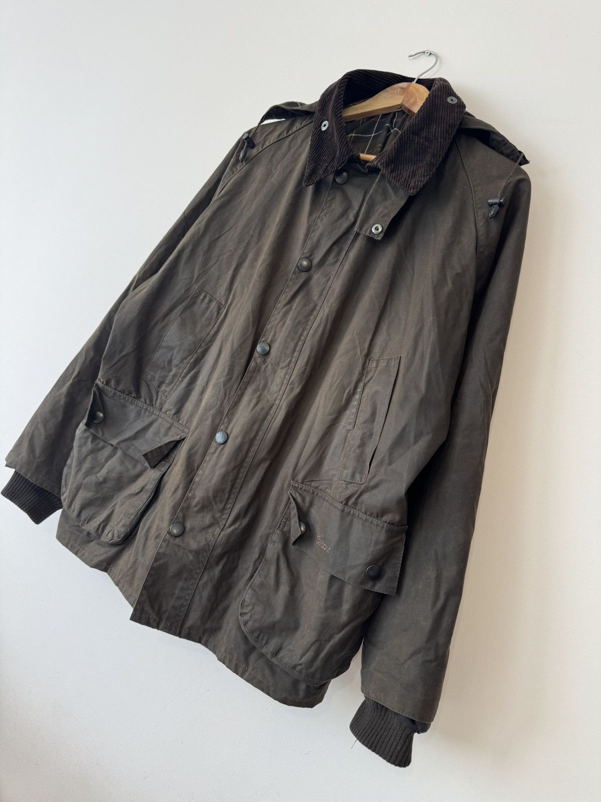Barbour Barbour Classic Bedale Waxed Jacket Olive 48 Size US XL / EU 56 / 4 - 4 Thumbnail