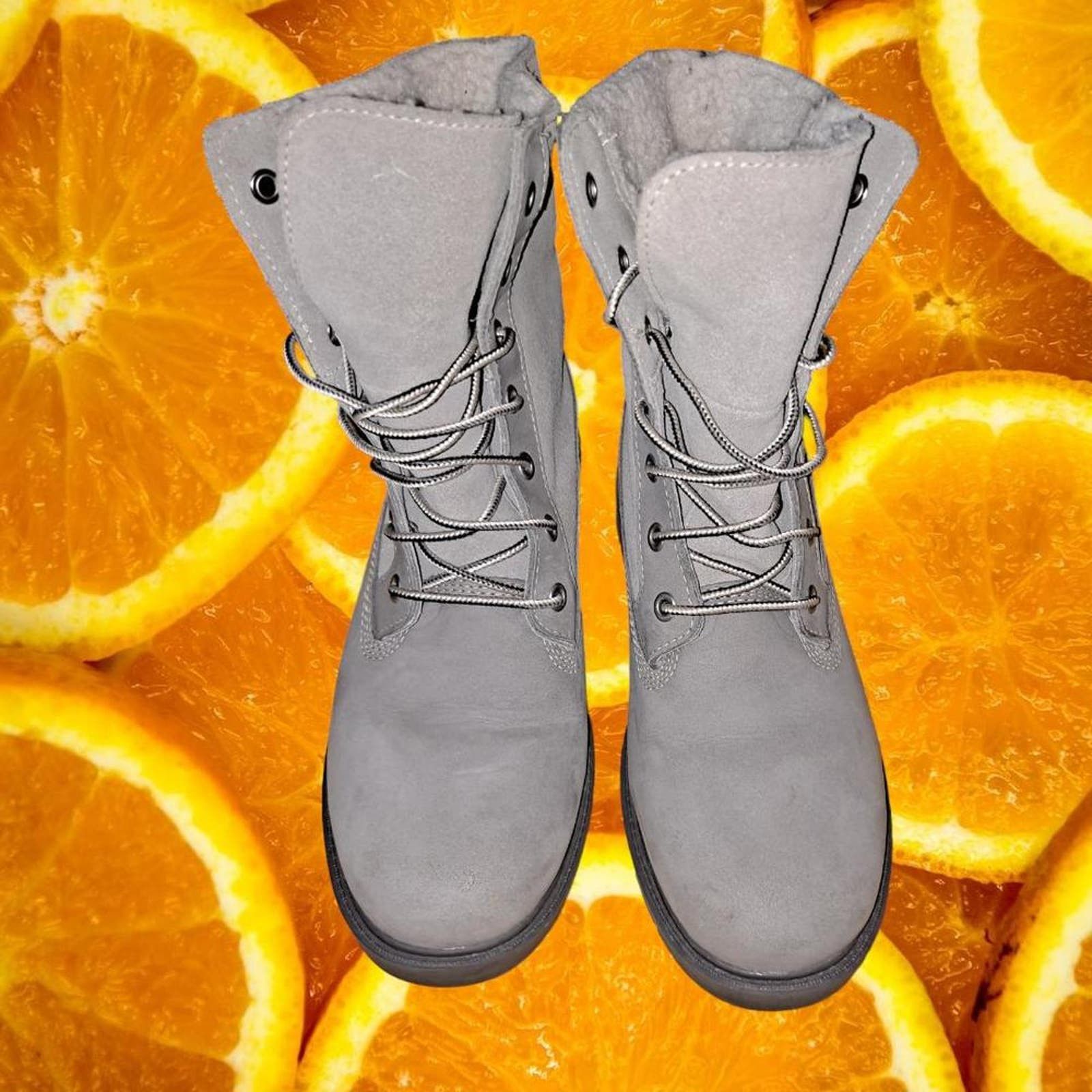 Timberland Timberland Gray‎ Suede OrthoLite Boots Woman's Size 7 Size US 7 / IT 37 - 2 Thumbnail