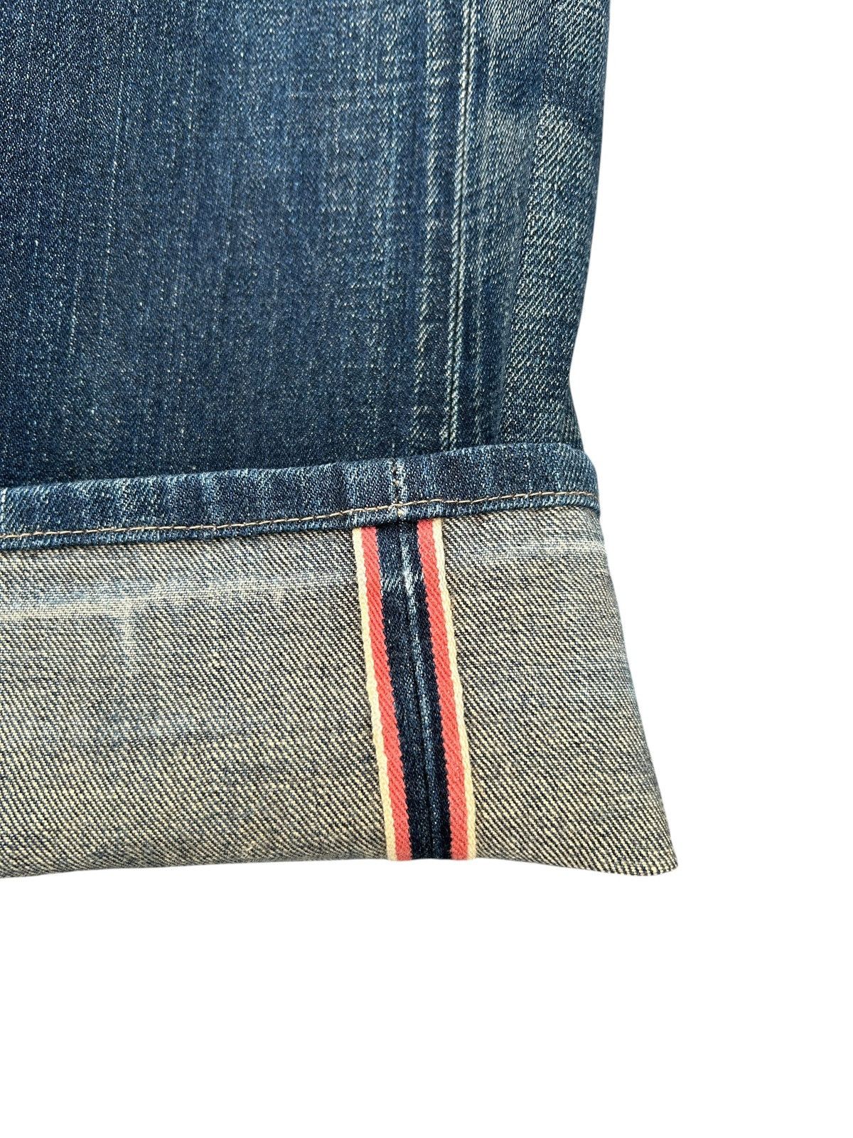 Kapital Vintage Buckle Back Edwin Selvedge Distressed Denim Jeans Size US 39 - 4 Thumbnail