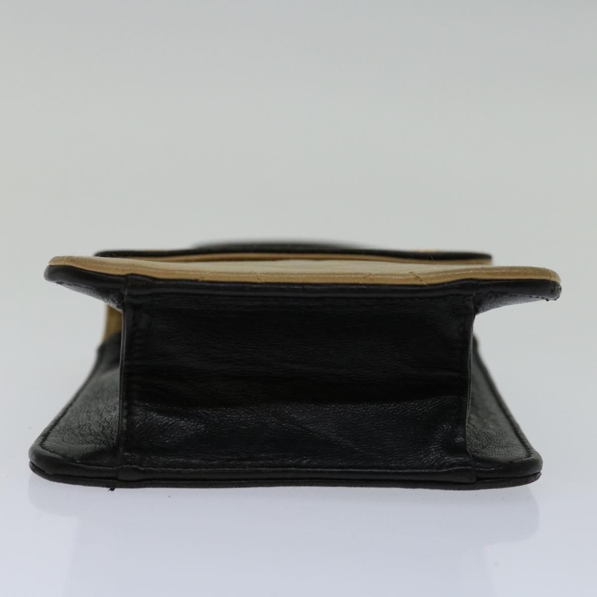Chanel CHANEL Matelasse Hand Bag Leather Beige CC Size ONE SIZE - 5 Thumbnail