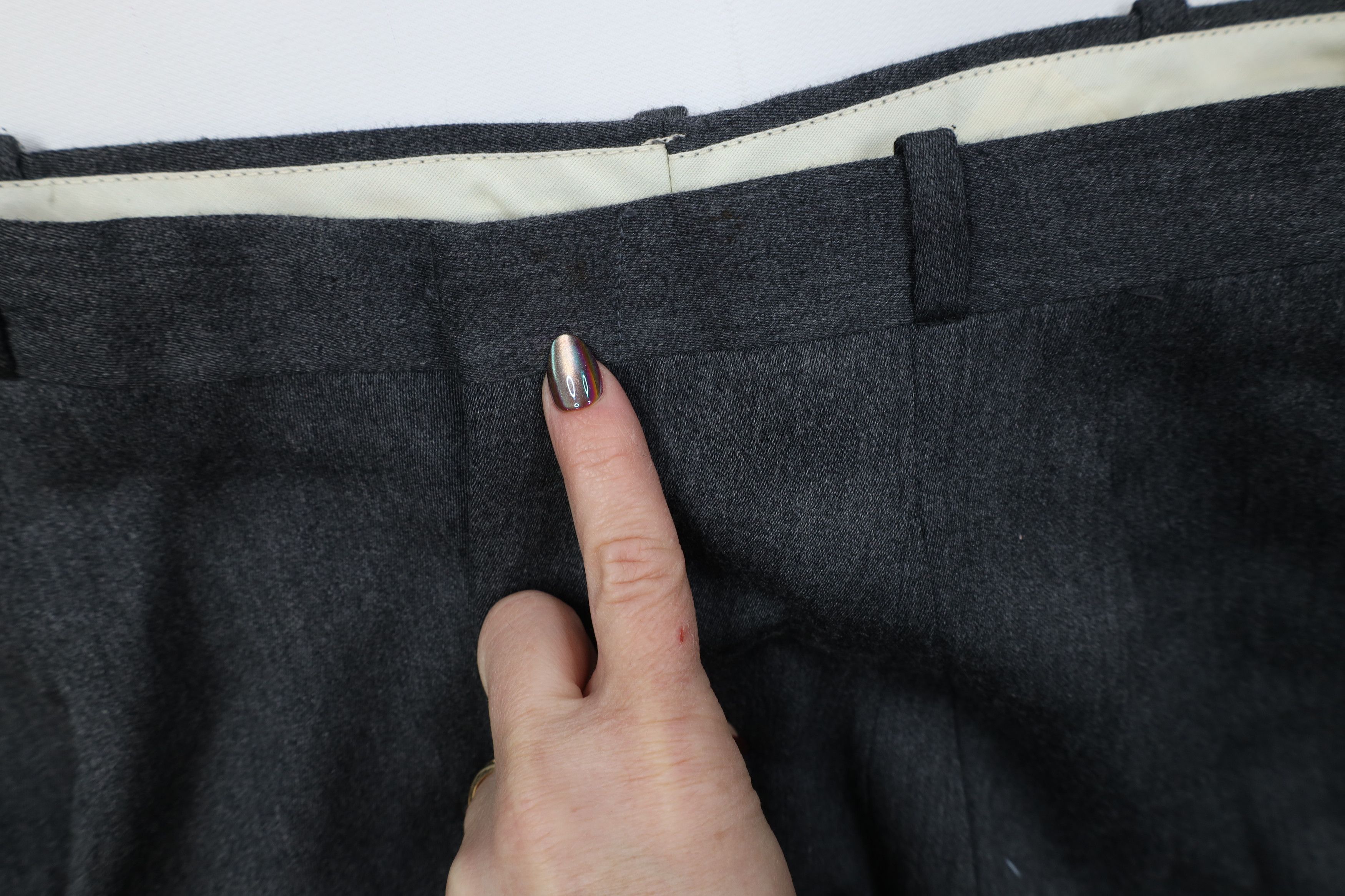 Vintage Vintage 60s Streetwear Gabardine Blend Knit Chino Pants USA Size US 36 / EU 52 - 9 Thumbnail