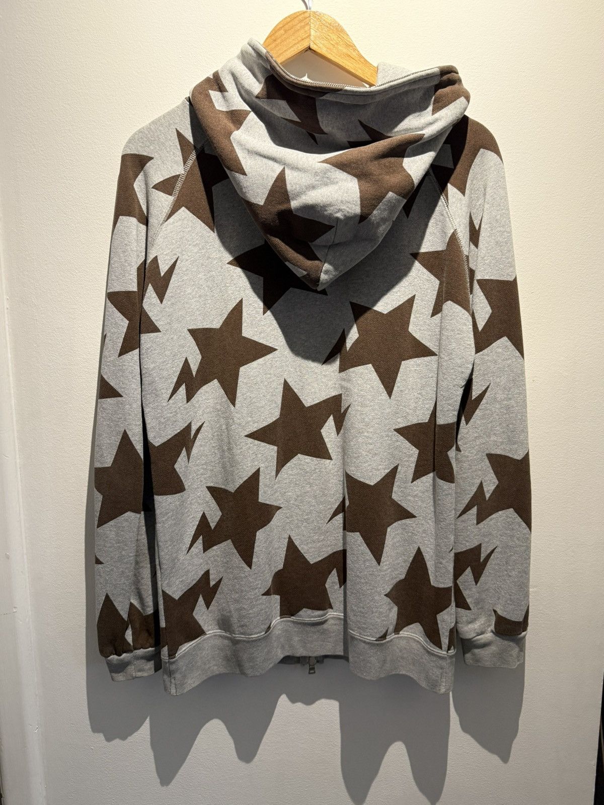 Bape OG Bape Bapesta star hoodie full zip grey/ brown size L Size US L / EU 52-54 / 3 - 5 Thumbnail