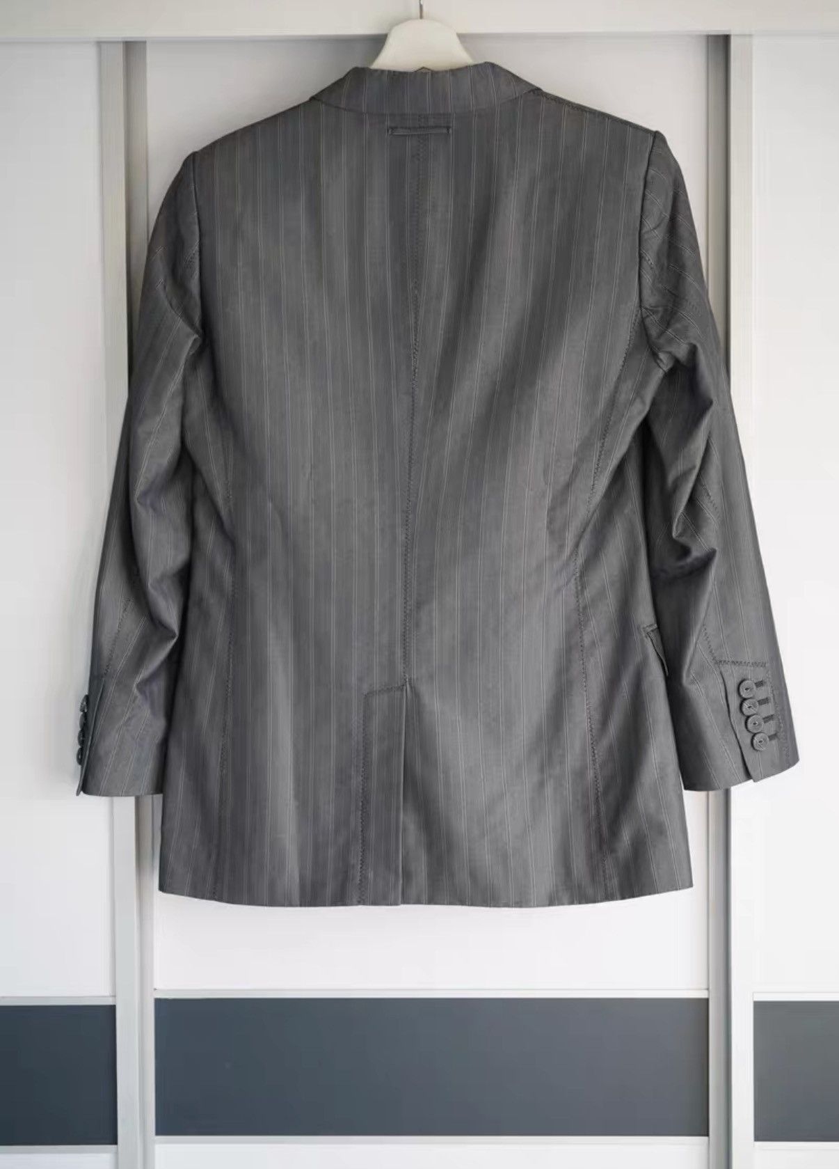Jean Paul Gaultier Jean Paul Gaultier Blazer with Cloth Covered Buttons K4 Size US M / EU 48-50 / 2 - 2 Thumbnail