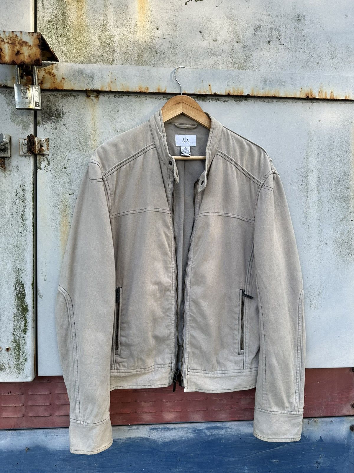 Armani Exchange 👹Vintage Armani Exchange Detroit Jacket Size US L / EU 52-54 / 3 - 2 Thumbnail