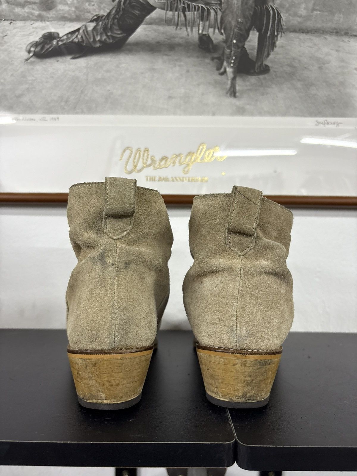 Hedi Slimane Leather Suede Morrison Sharpei Boots Slouch Size US 7.5 / EU 40-41 - 6 Thumbnail
