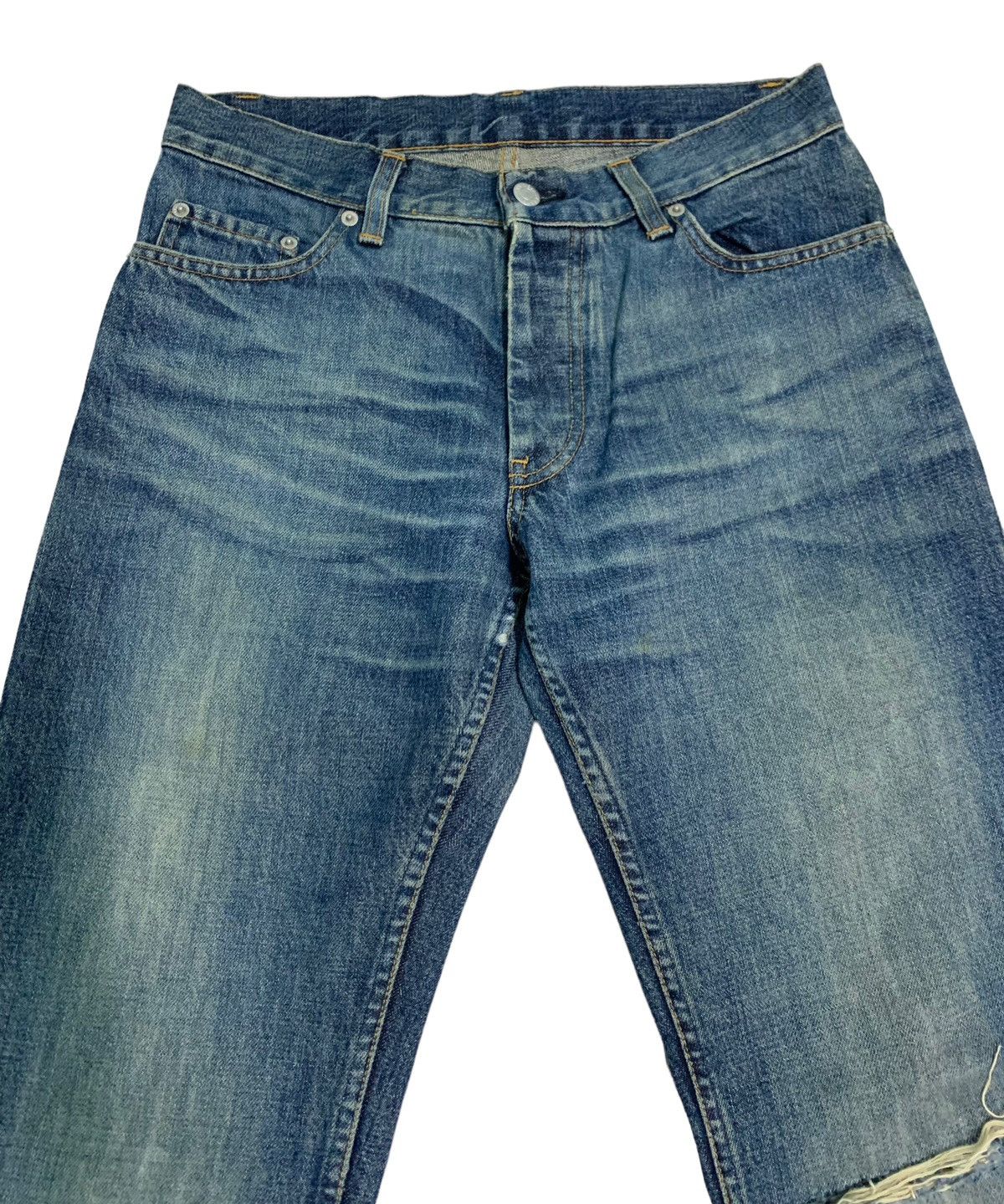 Helmut Lang 🔥Vintage Distressed Helmut Lang denim Jeans Size US 30 / EU 46 - 7 Thumbnail