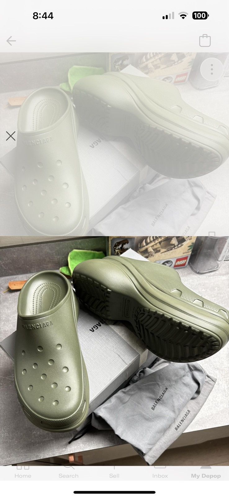 Balenciaga Balenciaga Crocs US 9 Size US 9 / EU 42 - 2 Thumbnail