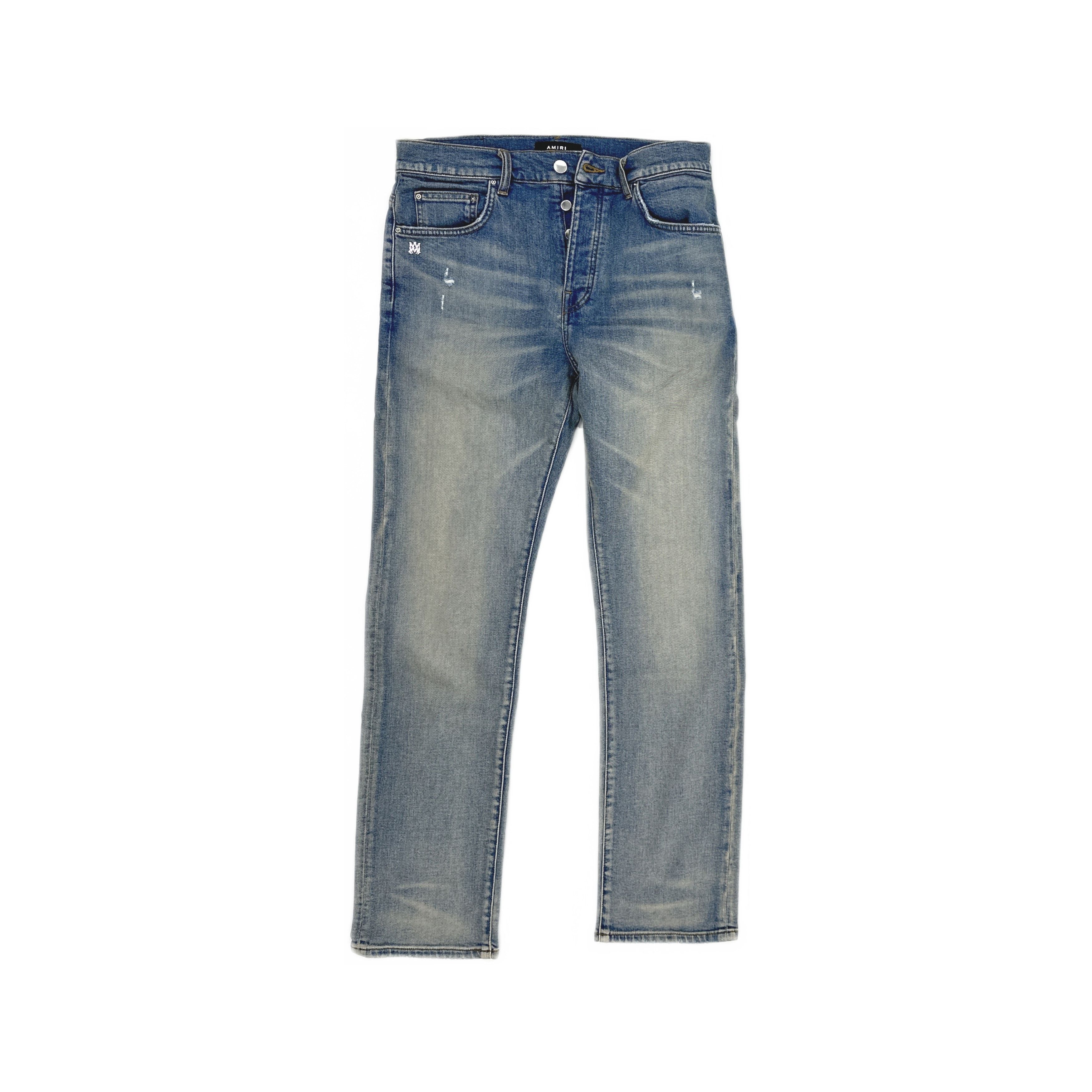 Amiri AMIRI Antique Indigo Slim Denim Jeans Size 31 Size US 31 - 1 Thumbnail