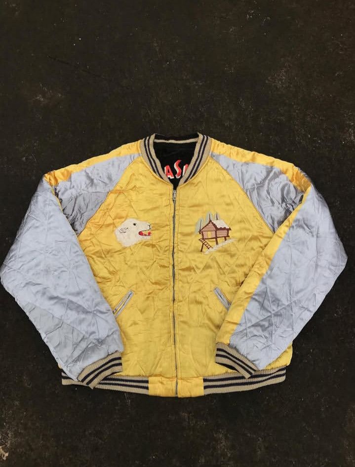Toyo Enterprises Alaska Toyo Enterprise Sukajan Reversible Velvet Jacket Size US XL / EU 56 / 4 - 6 Thumbnail