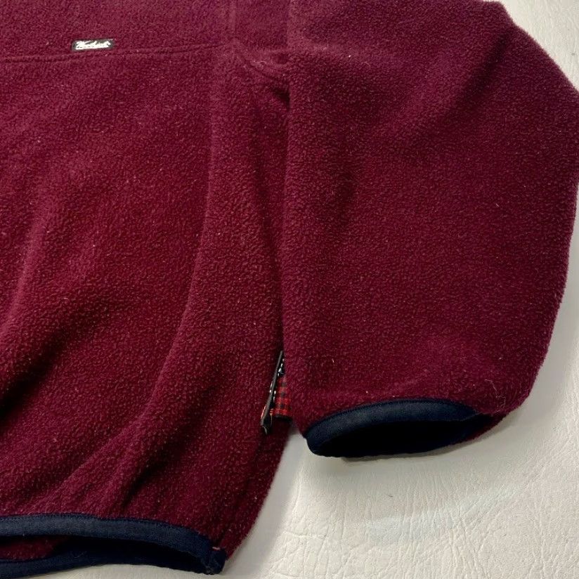 Vintage VINTAGE Woolrich Sweater T Snap Fleece Pullover Mens Large Maroon 8003 Size US L / EU 52-54 / 3 - 4 Thumbnail