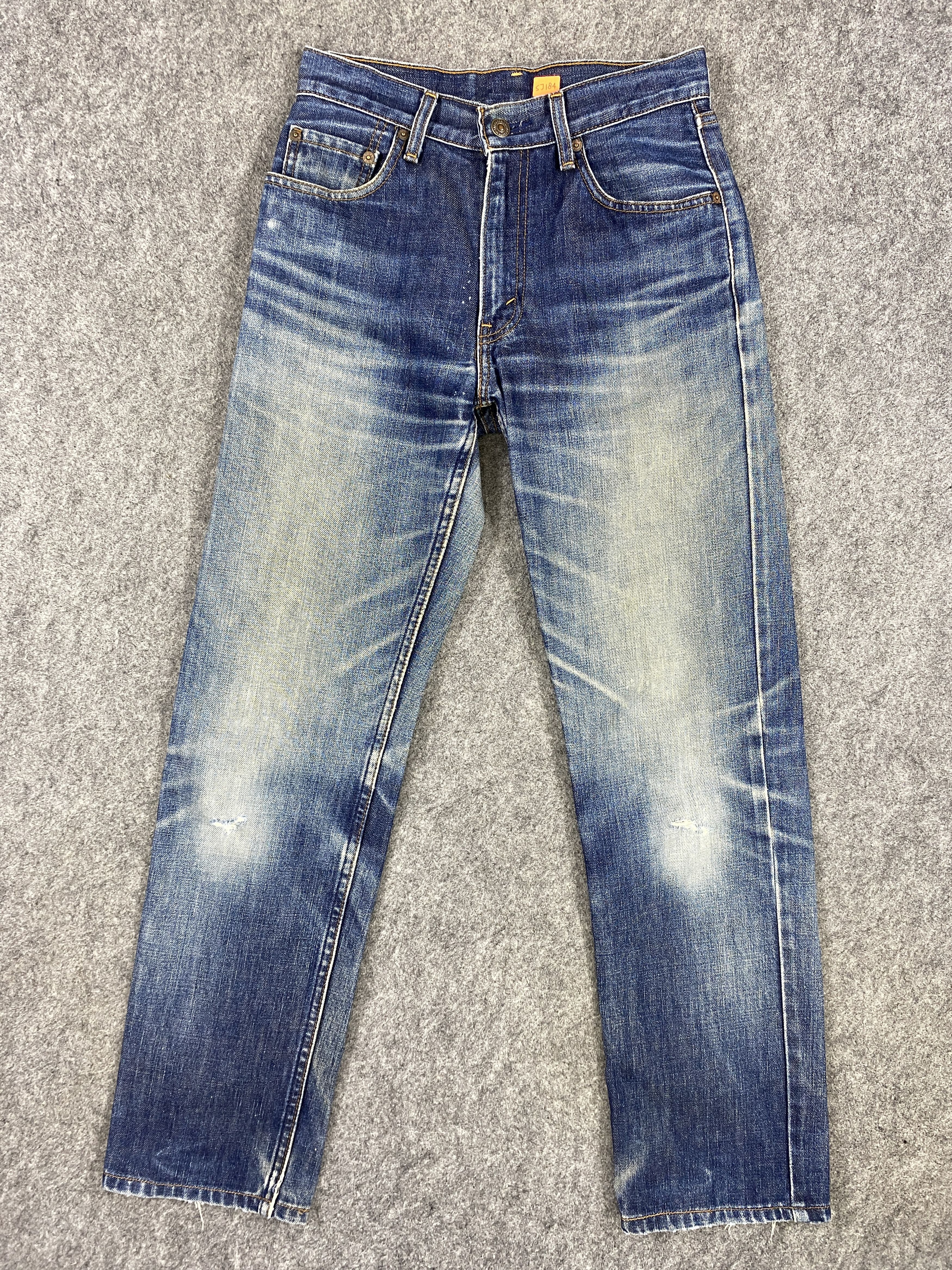 image of Distressed Denim x Hype Blue Distressed Vintage Levi's Jeans 26X29 Denim -Sj184, Men's