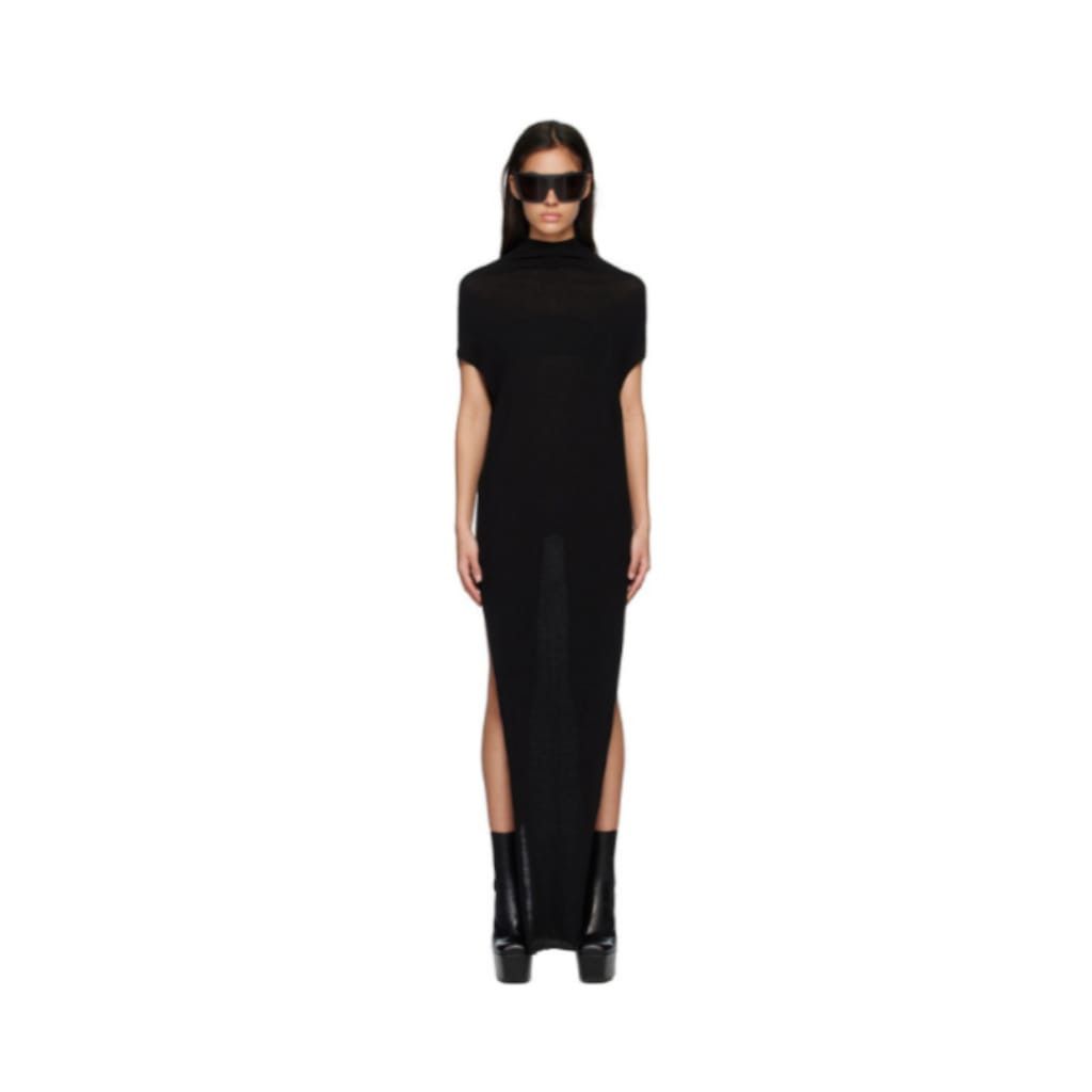 Rick Owens o1y0126 Maxi Dress in Black Size S / US 4 / IT 40 - 1 Thumbnail