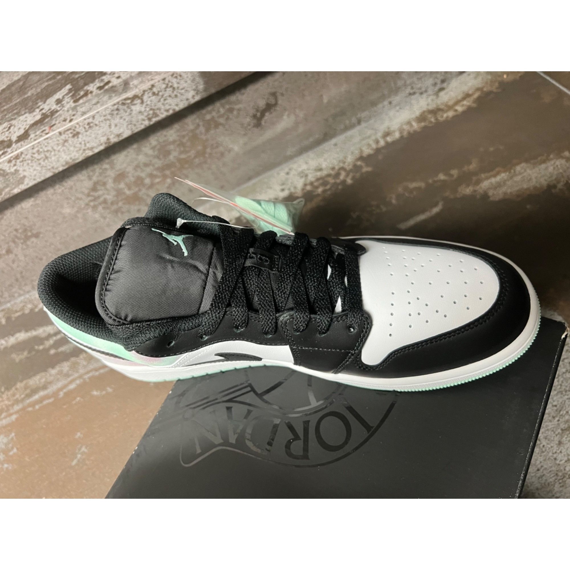 Nike Jordan 1 Low Tie- Dye Pastel Green Size 10.5- DM1199-100 Size US 10.5 / EU 43-44 - 7 Thumbnail