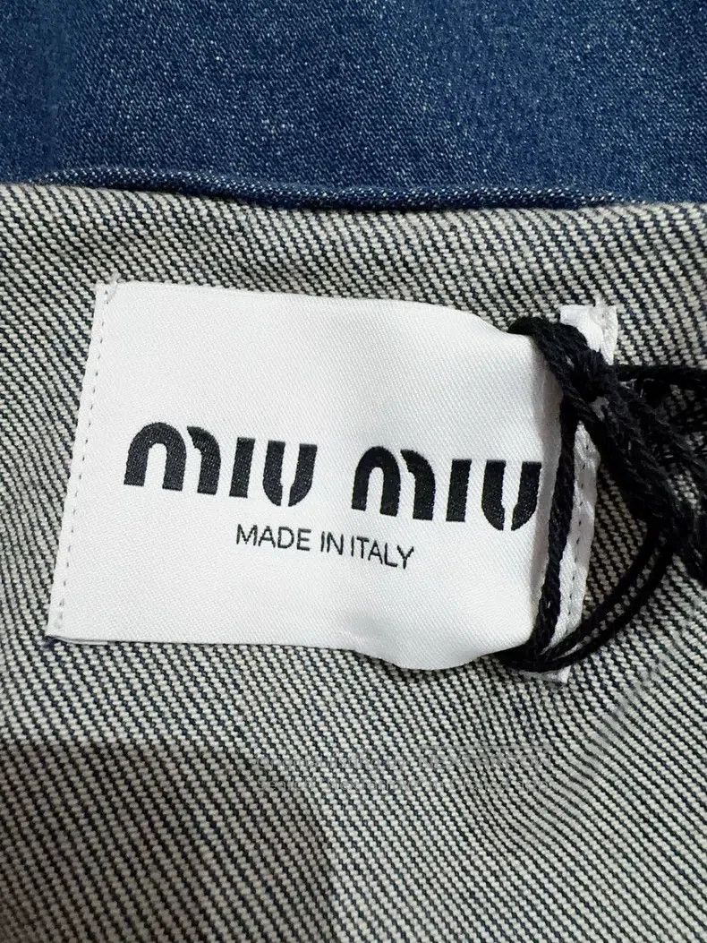 Miu Miu Miu Miu 36 Spring and summer denim dress Size S / US 4 / IT 40 - 4 Thumbnail