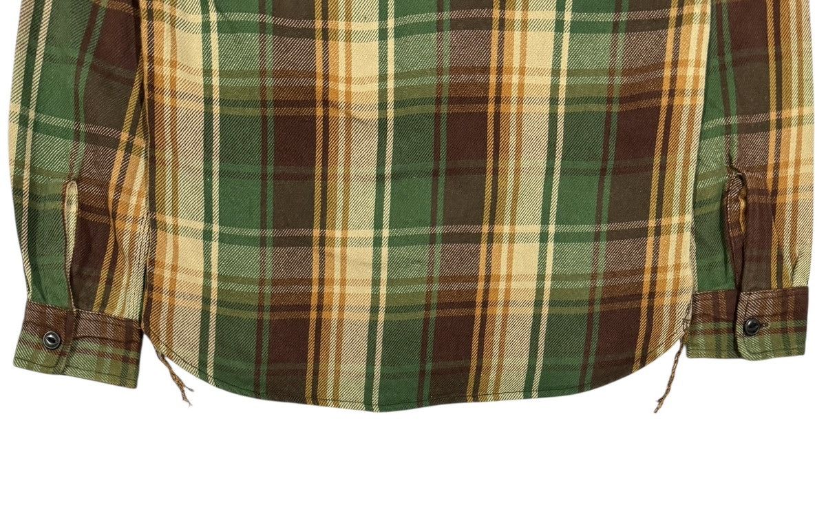 Japanese Brand Houston Union Made Tartan Flannel Button Ups Shirt Size US M / EU 48-50 / 2 - 13 Thumbnail
