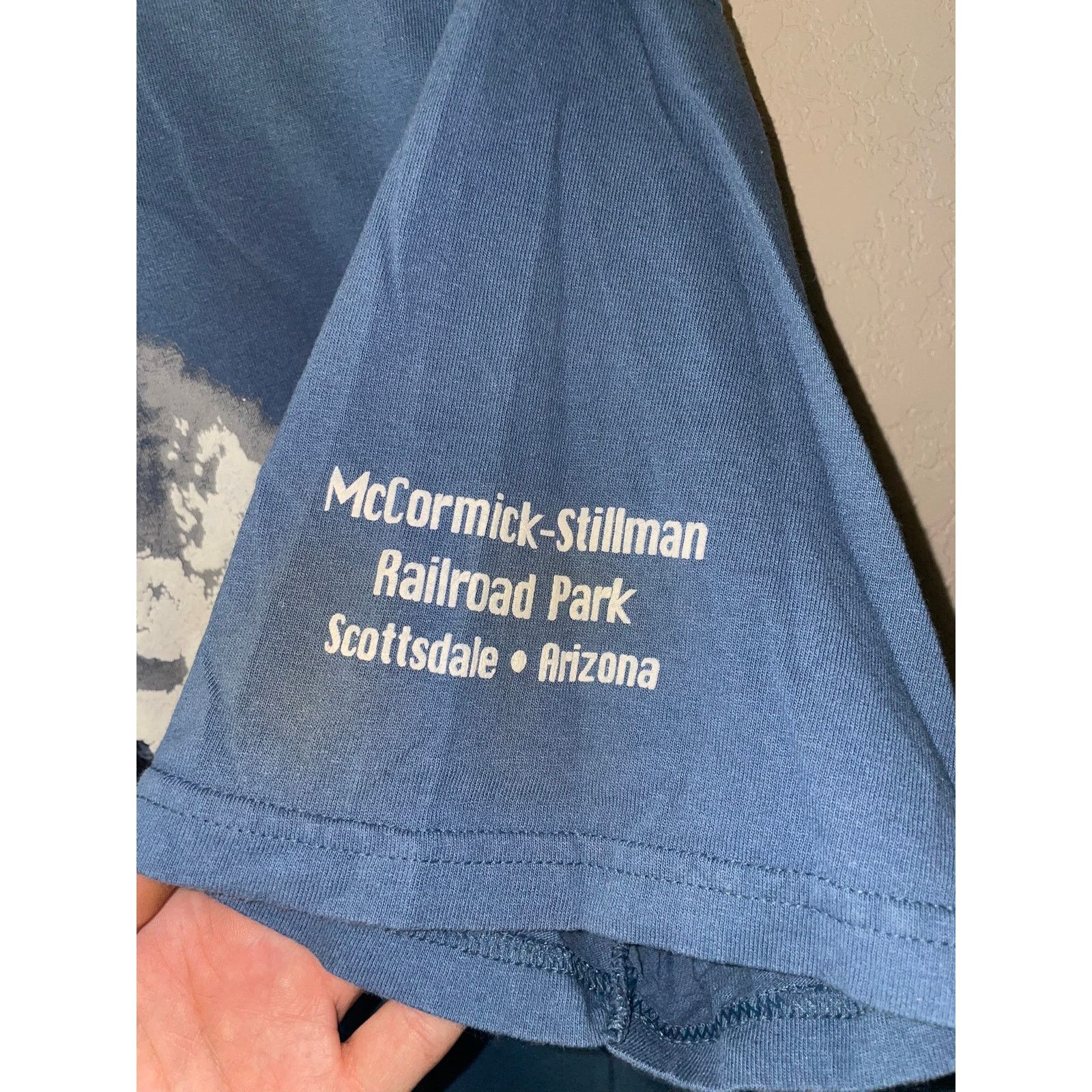 Gildan Vintage Train Shirt Got Steam McCormick stillman Blue Tee XL Size US XL / EU 56 / 4 - 6 Thumbnail