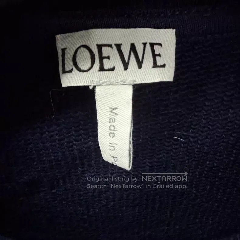 Loewe Loewe Blue and white embroidered logo hoodie Size S / US 4 / IT 40 - 5 Thumbnail