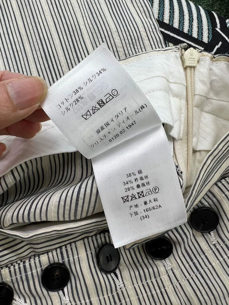 Dior Dior Button striped wide-leg trousers Size 42" / US 20 - 6 Thumbnail