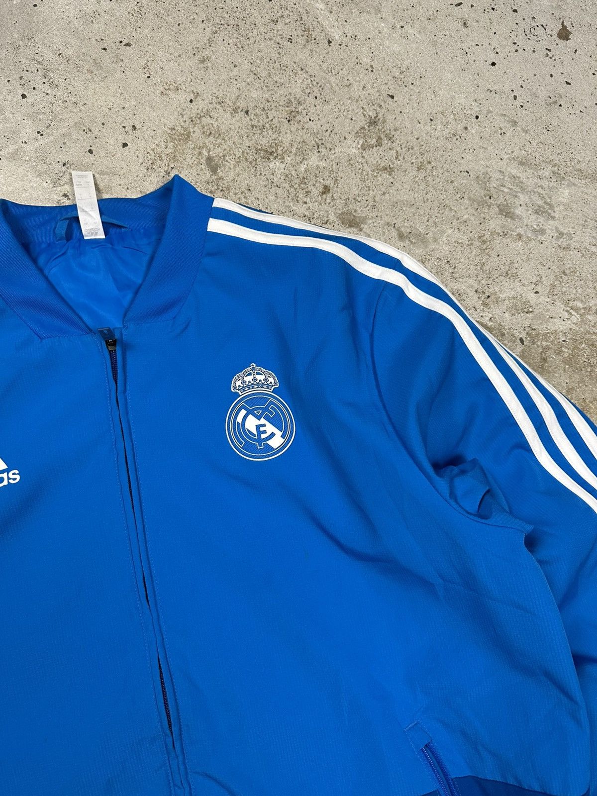 Adidas Adidas x Real Madrid Blue Light Track Jacket Training Top Size US L / EU 52-54 / 3 - 8 Thumbnail