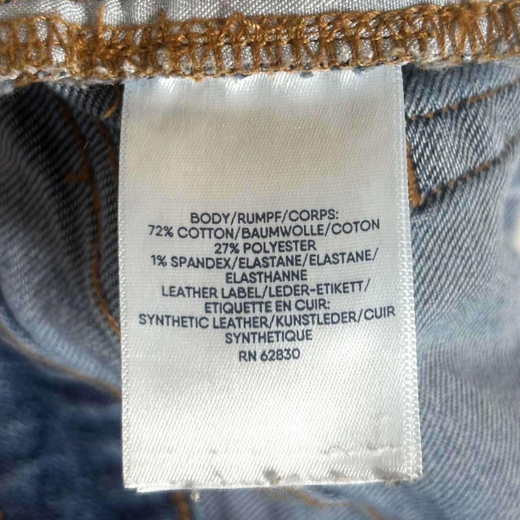 Lands' End Lands' End Mid Rise Curvy Skinny Jeans Womens Size 6 Medium Wash Denim Blue Jeans Size 28" / US 6 / IT 42 - 4 Thumbnail