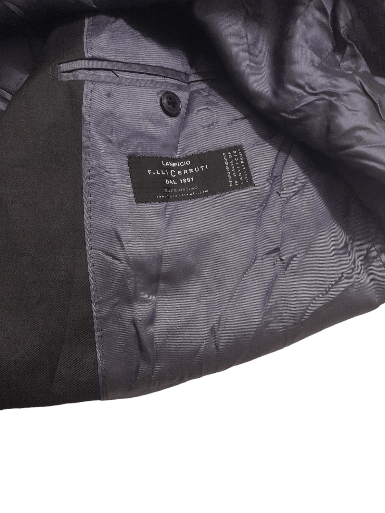 Balmain × Cerruti 1881 × Lanifico Del Casentino BALMAIN x Lanificio x Cerutti Blazer Coat (S139) Size 48R - 5 Thumbnail