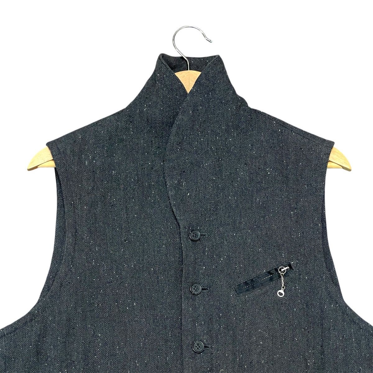 Diesel Vintage Diesel Wool Blend Buttoned Down Vest Size 42L - 6 Thumbnail