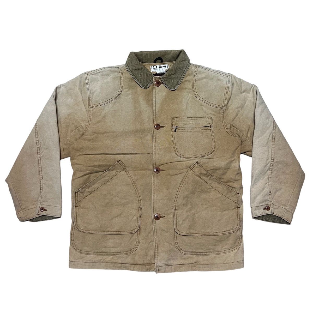 L.L. Bean Vintage LL Bean Work Wear Distressed Jacket Size US M / EU 48-50 / 2 - 1 Thumbnail